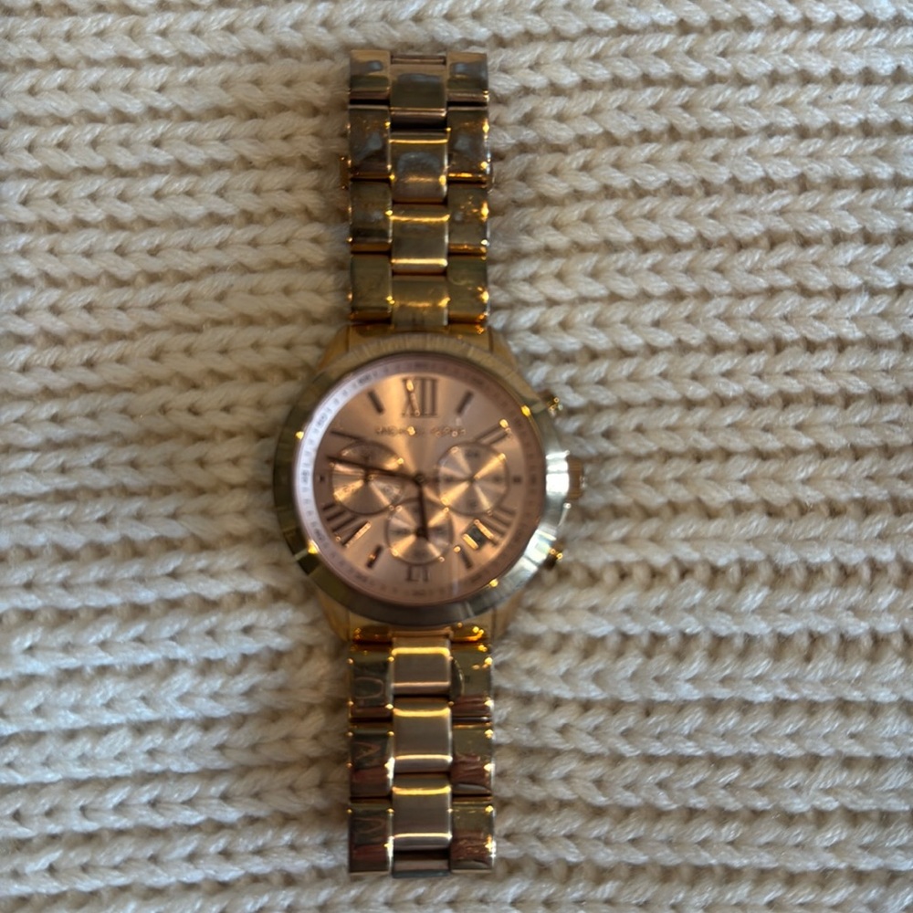 Micharl Kors Pink Gold Women's Watch
